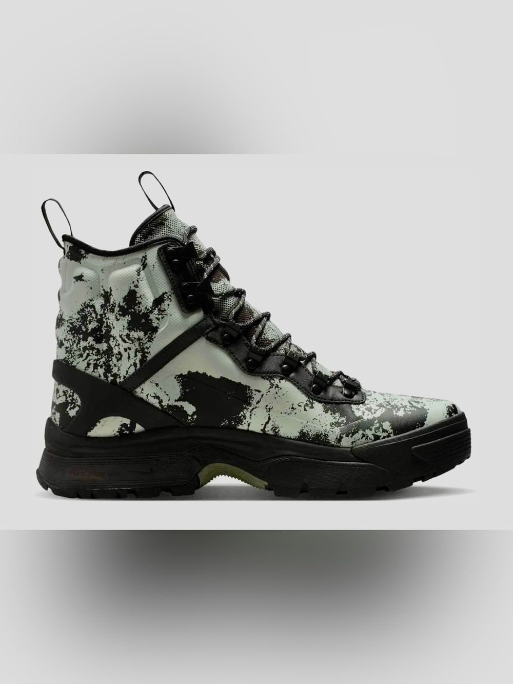 NIKE Black & White Digi Camo ACG Zoom Gaiadome GORE-TEX SE Boots Women’s 8 EU 39